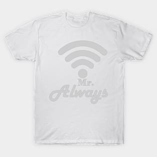 Couple valentine wifi and hotsopt man T-Shirt T-Shirt